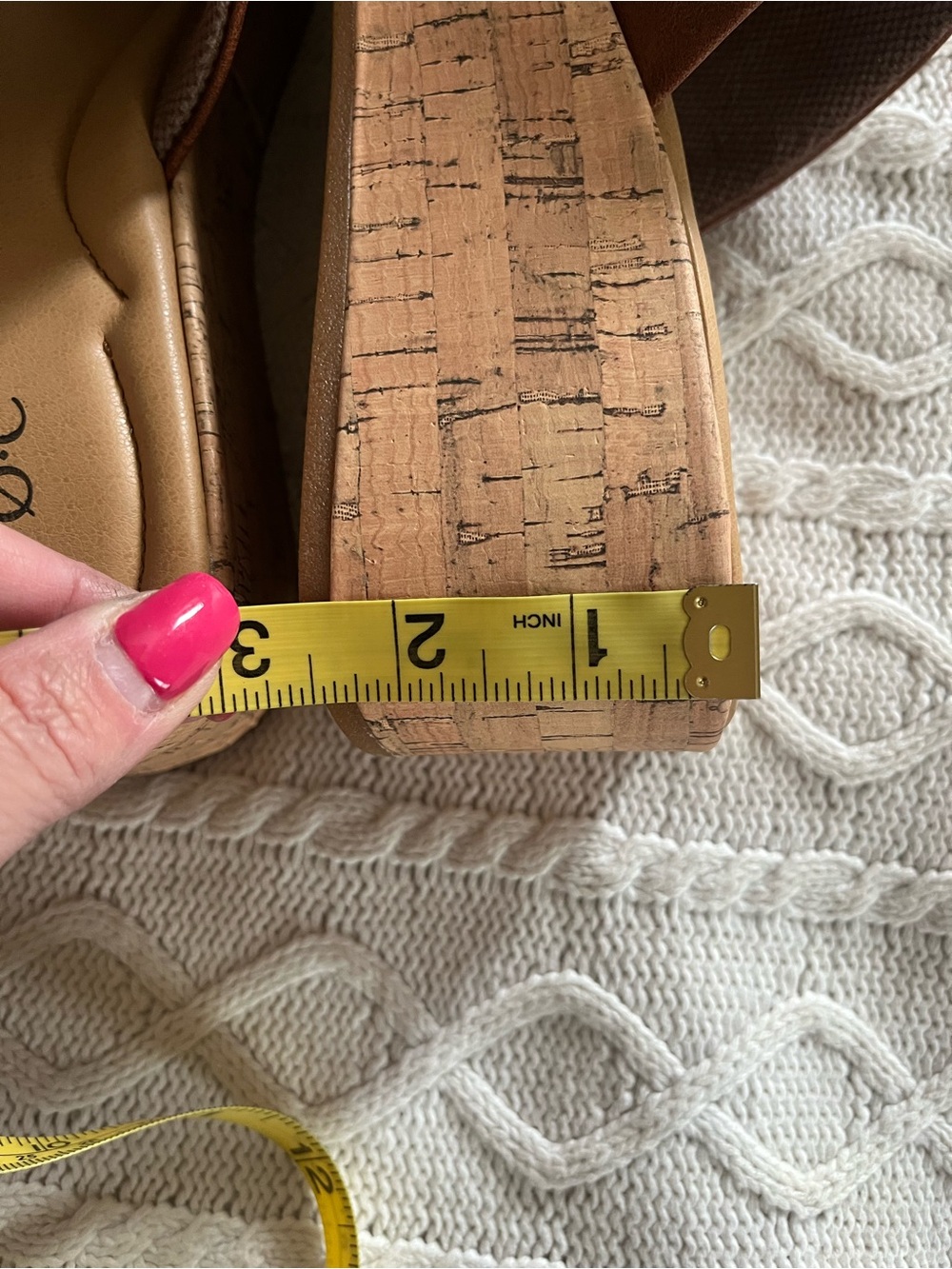 b.o.c. Dark Tan (Brown)”Savia” Wedge Slide Women’s Size 9 - Picture 12 of 13